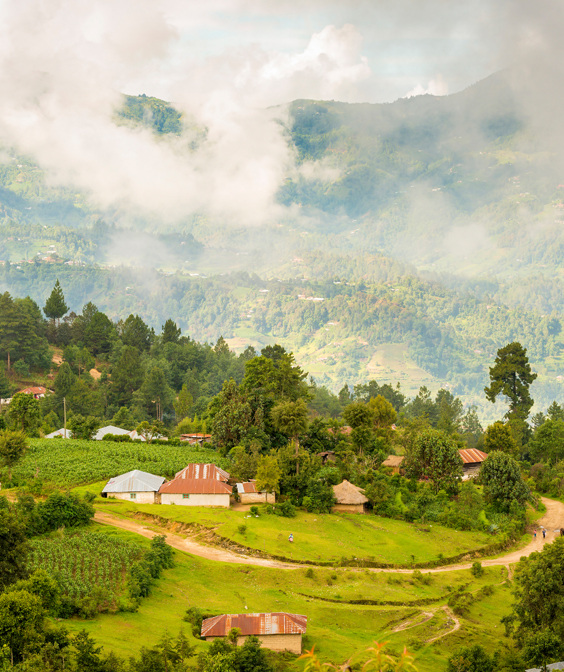 Dorf in Guatemala