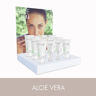 Download Bilder und Infomaterialien zur Aloe Vera Produktlinie.