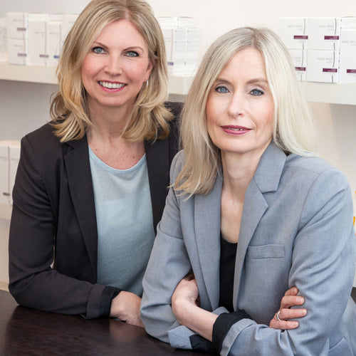 Porträt von Berit Roos und Claudia Lundelius, MALU WILZ Kosmetikerinnen.