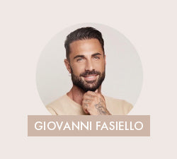 Porträtfoto von Malu Wilz Deko-Trainer Giovanni Fasiello in einem kreisförmigen Rahmen.