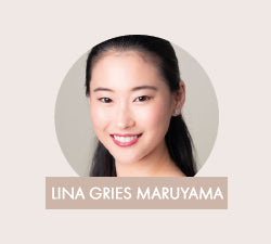 Porträtfoto von Malu Wilz Pflege-Trainerin Lina Gries Maruyama in einem kreisförmigen Rahmen.